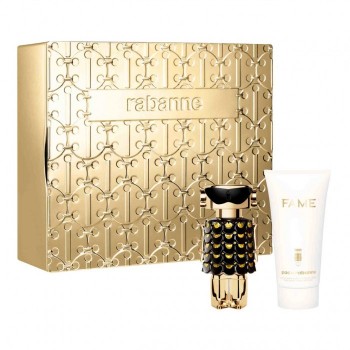 Paco Rabanne Paco Rabanne Fame Parfum - Подаръчен комплект за жени: 50мл парфюм EDP + 75мл лосион за тяло