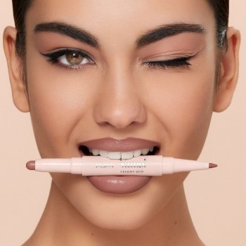 Pupa VAMP! CREAMY DUO Lip Contouring Pencil & Shiny Lipstick - Молив за контуриране на устни и блестящо червило
