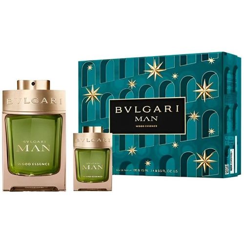 Bvlgari Men Wood Essence - Подаръчен комплект за мъже: 100мл парфюм + 15мл парфюм