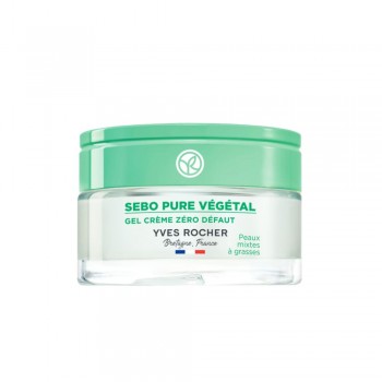 Yves Rocher Sebo Pure Vegetal Gel Creme Zero Defaut - Матиращ крем гел 50 мл.
