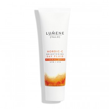 Lumene Valo Nordic-C Brightening Day Fluid - Защитен озаряващ крем с минерален филтър SPF30