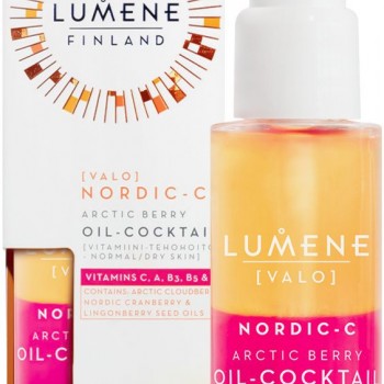 Lumene Valo Nordic-C Arctic Berry Oil-Cocktail - Серум коктейл за лице с натурални масла 30мл
