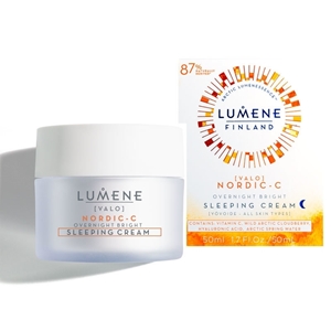 Lumene Nordic-C Sleeping Cream Overnight Bright - Нощен крем с витамин С за блясък и сияние за всеки тип кожа 50мл