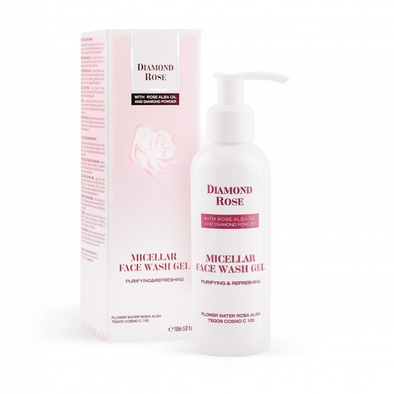Diamond Rose Micellar Face Wash Gel - Мицеларен измиващ гел за лице 150мл