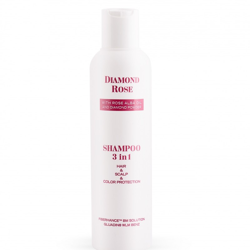 Diamond Rose Shampoo 3 in 1 - Шампоан 3 в 1 Комплексна грижа за коса, скалп и цвят 200мл