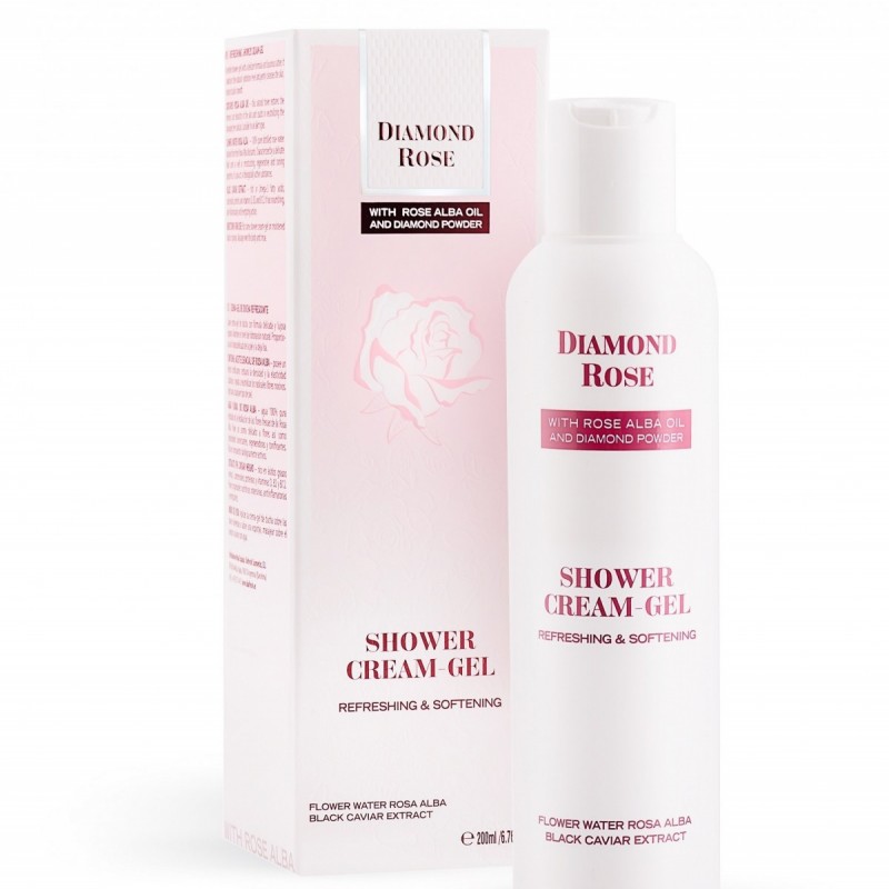 Diamond Rose Shower Cream Gel - Освежаващ душ-крем 200мл