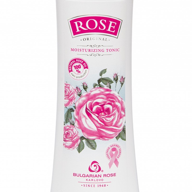 Bulgarian Rose Original Moisturizing Tonic - Овлажняващ тоник за лице с натурално розово масло 150мл