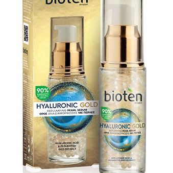 Bioten Hyaluronic Gold Уплътняващ перлен серум 30мл