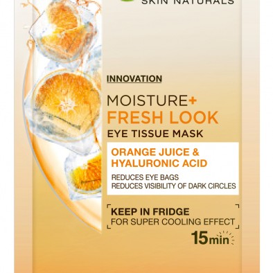 Garnier Fresh Look Хидратираща памучна маска за околоочен контур срещу тъмни кръгове 6гр