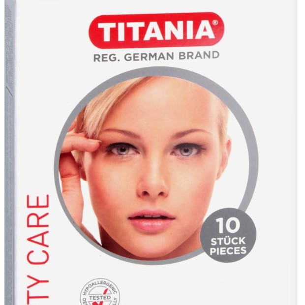 Titania Beauty Care Лепенки за почистване на черни точки 10 броя