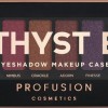 Profusion Cosmetics Amethyst Eyes Eyeshadow Makeup Case - Палитра с 12 цвята сенки за очи и четка