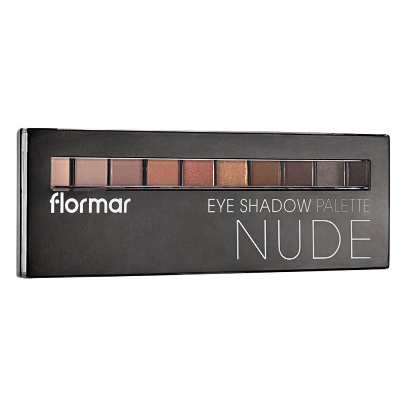Flormar Eye Shadow Palette - Nude - Палитра с 10 цвята сенки за очи