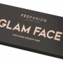 Profusion Cosmetics Glam Face Eye & Face Makeup Case - Палитра с грим за очи и скули - сенки, пудра хайлайтър, руж и четки