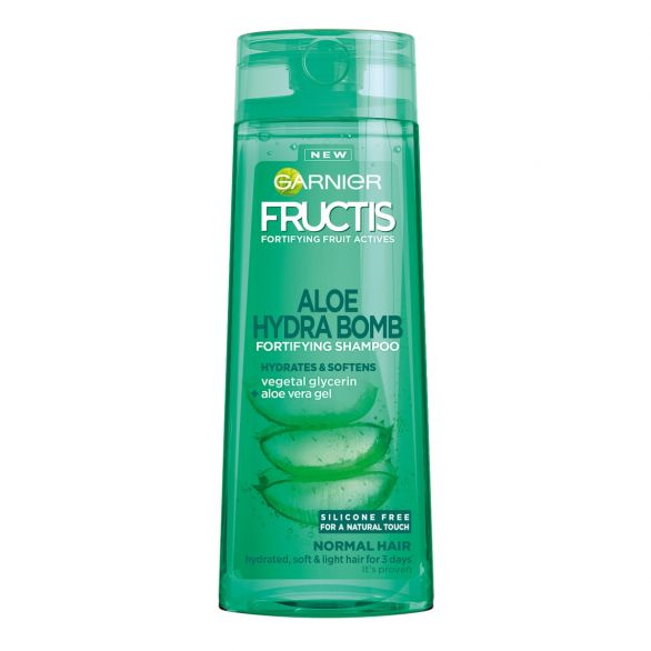 Garnier Fructis Aloe Hydra Bomb Подхранващ шампоан за коса с алое вера 400 мл