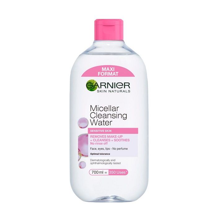 Garnier Micellar Cleansing Water - Мицеларна вода за чувствителна кожа от серията "Skin Naturals" 700мл