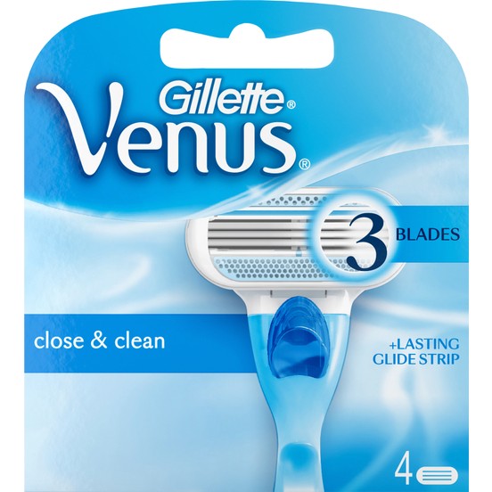 Gillette Venus Close & Clean - резервно ножче 1бр.