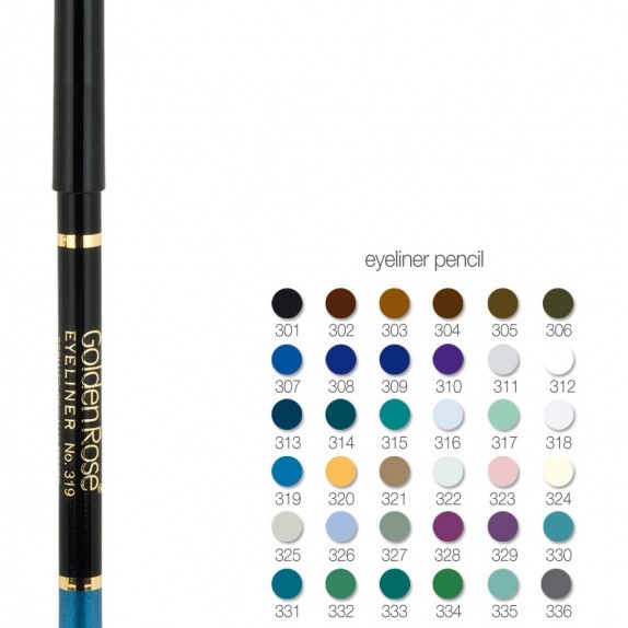 Golden Rose Eyeliner Pencil - Класически цветен молив за очи