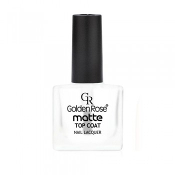 Golden Rose Matte Cop Coat Nail Lacquer - Топ лак за нокти с матов ефект
