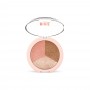 Golden Rose Nude Look Baked Trio Face Powder - Трио пудра за лице от серията "Nude Look"
