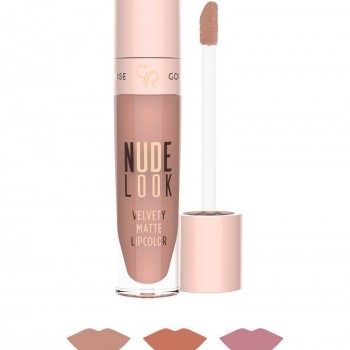 Golden Rose Nude Look Velvety Matte Lipcolor - Кремообразно течно червило с матов ефект от серията "Nude Look"