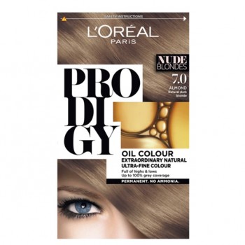 Loreal Prodigy Безамонячна трайна боя за коса 7.0 Бадем