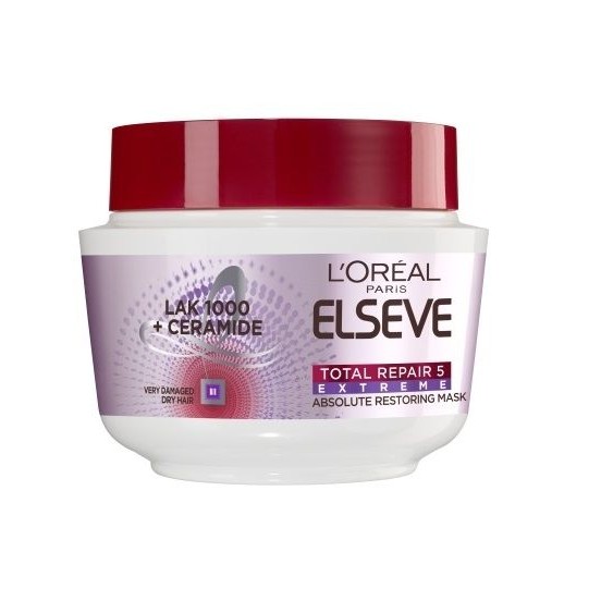 Elseve Total Repair 5 Extreme Възстановяваща маска за силно увредена и суха коса 300мл