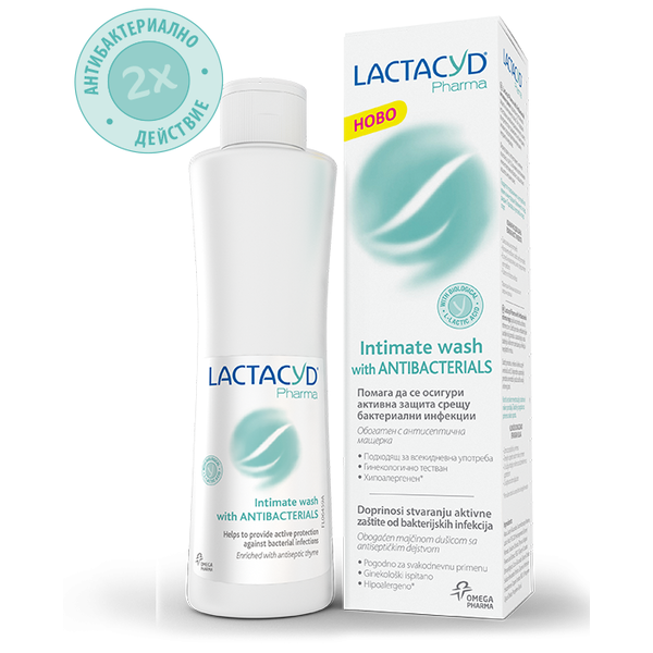 Lactacyd Антибактериален интимен гел 250 мл
