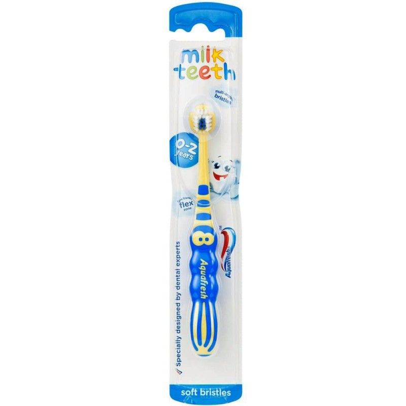 AquaFresh Milk Teeth Детска четка за зъби - от 0 до 2 години