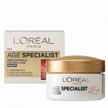 LOREAL Paris Age Specialist 45+ - Нощен крем за лице с лифтинг ефект