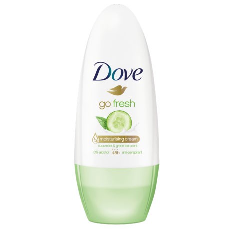 Dove Go Fresh Рол-он против изпотяване с краставица и зелен чай 50мл
