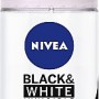 Nivea Black & White Invisible Clear Дамски рол-он против изпотяване 40мл
