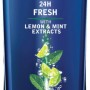 Clear Men 24 Hours Fresh Шампоан против пърхот за мъже с екстракти от лимон и мента