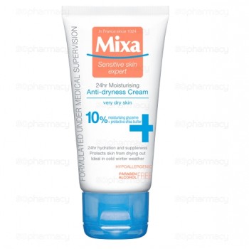 Mixa Sensitive Skin Expert 24 ч. Богат хидратиращ крем за много суха кожа 50 мл