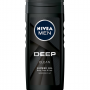 Nivea MEN Deep Clean Shower Gel - Душ гел за мъже за лице, тяло и коса