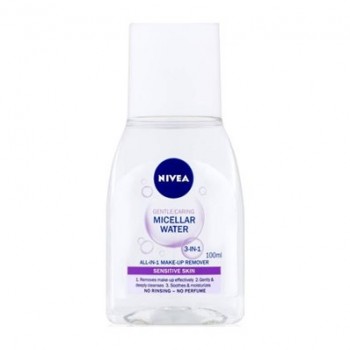 Nivea Micellar Water All-in-1 Make-up Remover Sensitive Skin - Мицеларна вода за отстраняване на грима за чувствителна кожа 100мл