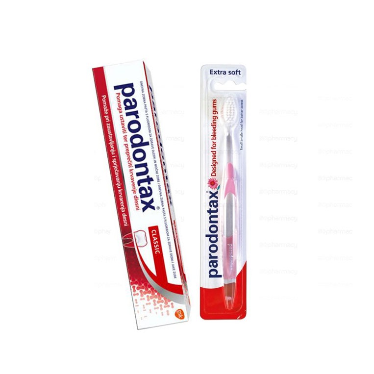 Parodontax Classic 75мл + четка за зъби Paradontax Soft