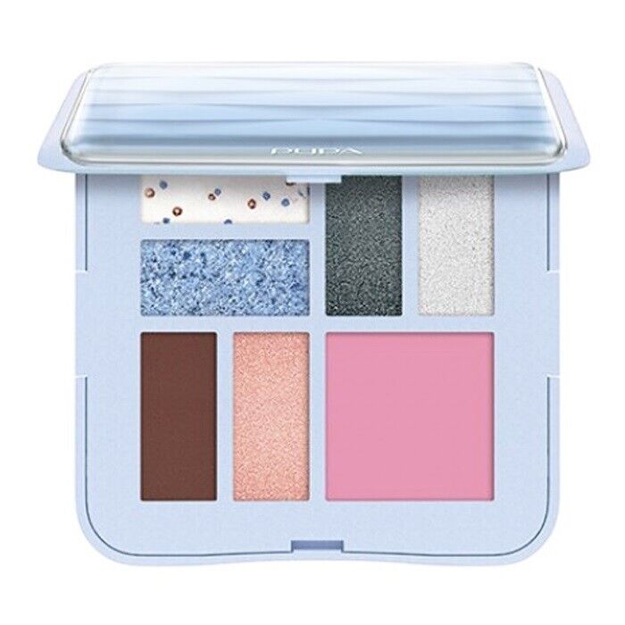 PUPA PALETTE S 3D ЕФЕКТИ 002 Многофункционална палитра с чисти формули.