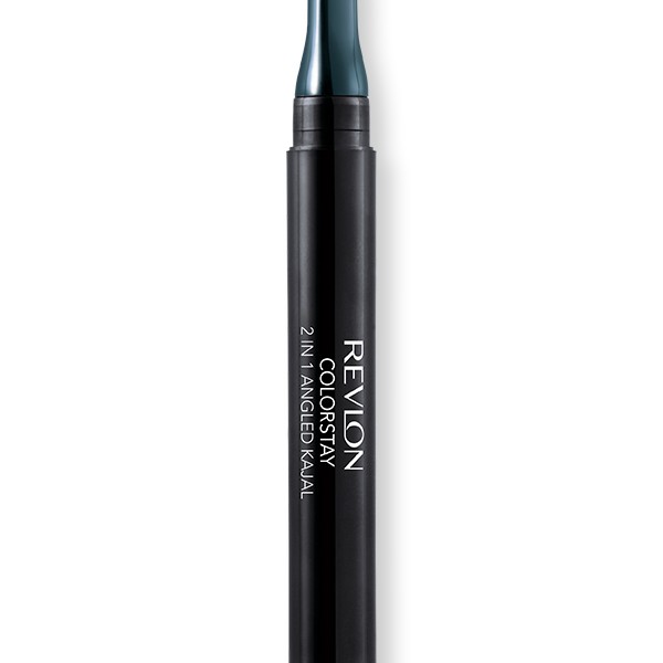Revlon ColorStay 2 in 1 Angled Kajal Eyeliner - Молив за очи с четка за опушен ефект