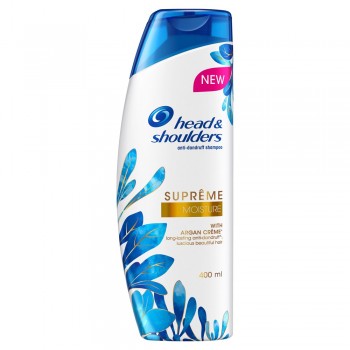 Head & Shoulders Supreme Овлажняващ шампоан против пърхот с арганово масло 360мл