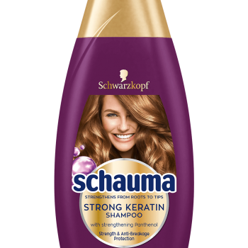 Schauma Strong Keratin Шампоан за късаща се и тънка коса 400мл