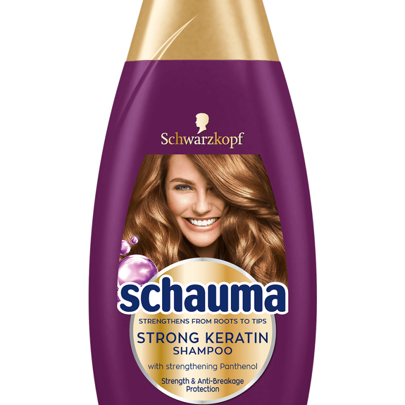 Schauma Strong Keratin Шампоан за късаща се и тънка коса 400мл