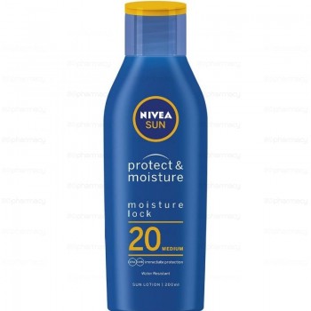 Nivea Sun Protect & Moisture Хидратиращ слънцезащитен лосион SPF20 / SPF30/ SPF50 200 мл