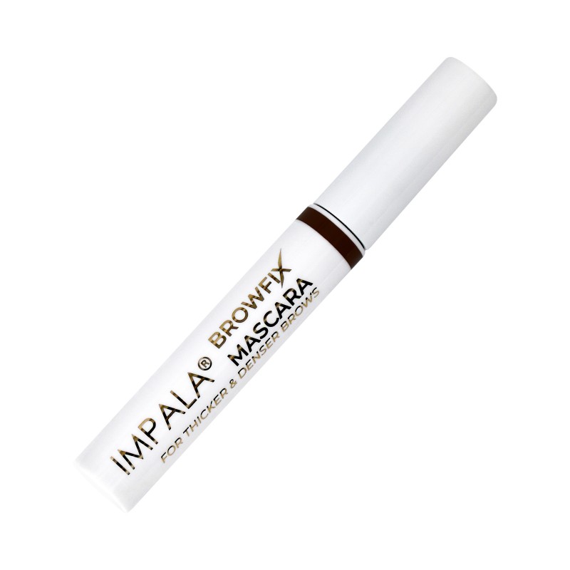IMPALA BrowFix Mascara – Дълготрайна спирала за фиксиране, оцветяване и подхранване на веждите