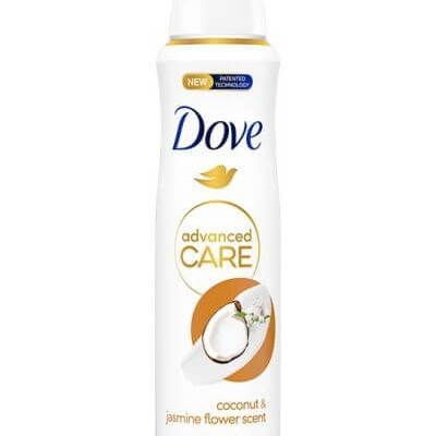 Dove Advanced Care Coconut & Jasmine Flower Дезодорант спрей против изпотяване за жени 150 мл