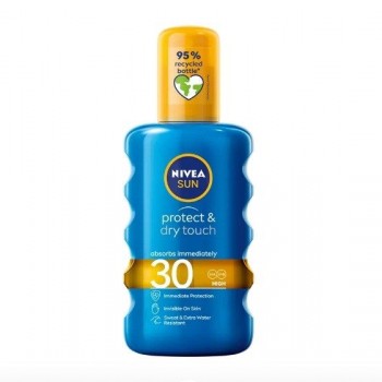 Nivea Sun Protect & Dry touch Слънцезащитен спрей SPF30 / SPFT50 200 мл