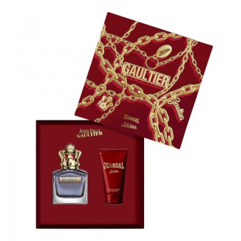 Jean Paul Gaultier Scandal - Подаръчен комплект за мъже: 100 мл парфюм EDT + 75мл душ гел