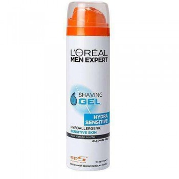 Loreal Men Expert Hydra Sensitive Shaving Gel - Хипоалергичен гел за бръснене за чувствителна кожа 200мл
