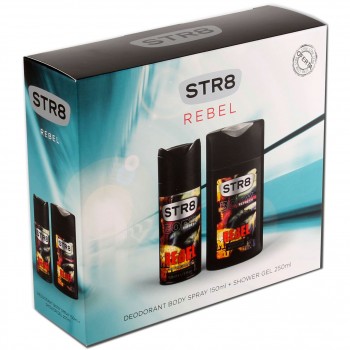 STR8 Rebel - Подаръчен комплект душ гел + део спрей
