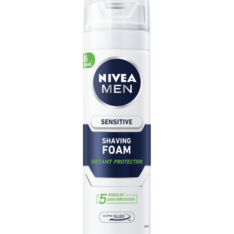 Nivea Men Sensitive Shaving Foam Instant Protection - Пяна за бръснене за чувствителна кожа 200мл