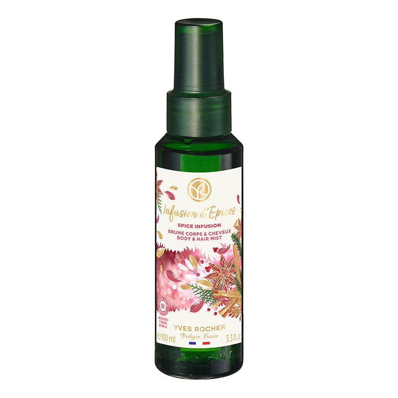 Yves Rocher Infusion d"Epices  БУКЕТ ОТ БИЛКИ Мист за коса и тяло